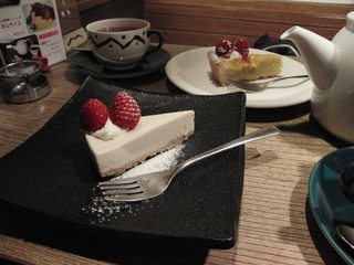 ほうじ茶チーズケーキ美味しかった!!